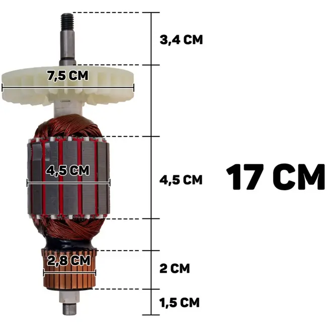 GEKO Rotor voor G82007 - Duurzaam ontwerp - Efficiënte prestaties