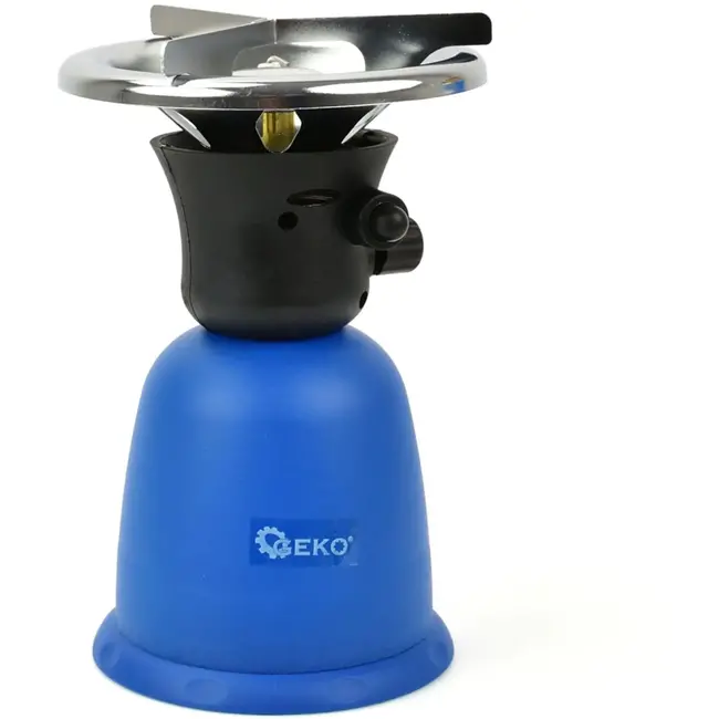 GEKO Campingkooktoestel - Compact - Lichtgewicht - Piezo-ontsteking - 1100W - Voor gascartridges 190g
