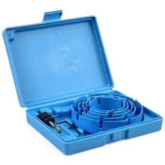 GEKO Set van 5 widia gatenzagen voor hout - 64-127 mm - Herbruikbaar en duurzaam