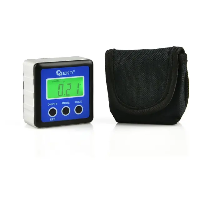 GEKO Digitale hoekmeter - nauwkeurig - magnetische basis - groot display