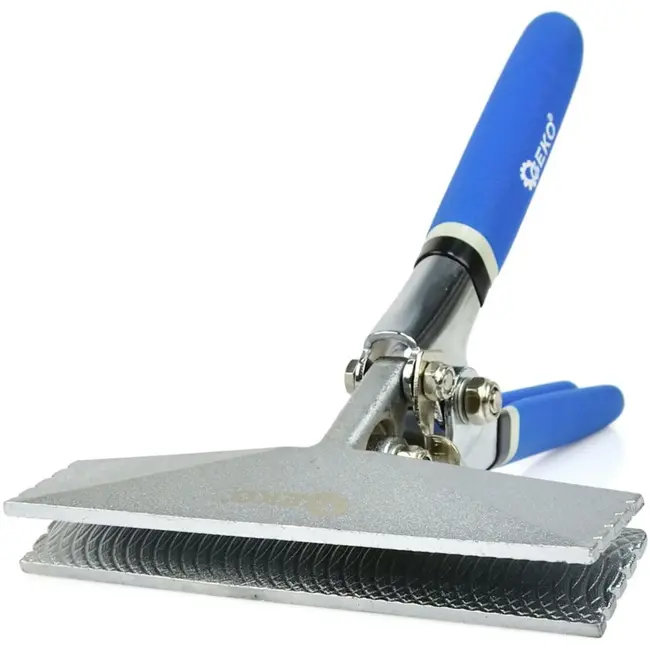 GEKO Profielvormende tang - Recht model - Ribbelbek - 150x30 mm - Antislip handgreep