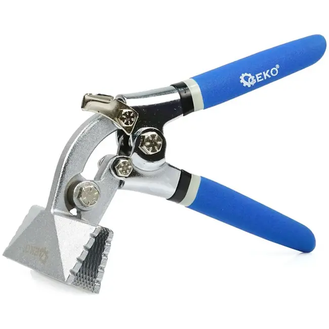 GEKO Profileertang - Handmatige metaalbewerking - Antislip handgreep - 210mm - Zwart