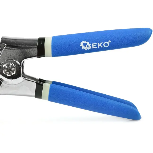 GEKO Profileertang - Handmatige metaalbewerking - Antislip handgreep - 210mm - Zwart