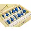 GEKO Freesbits set - 6mm schacht - 12 stuks - HSS staal - Inclusief houten koffer
