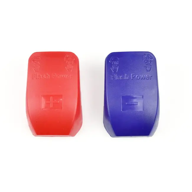 GEKO Zelfklemmende accuklemmen set - 35mm² - 800A - 2 stuks - Rood/Blauw