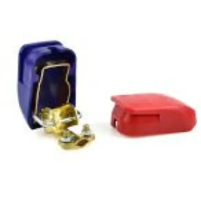 GEKO Zelfklemmende accuklemmen set - 35mm² - 800A - 2 stuks - Rood/Blauw