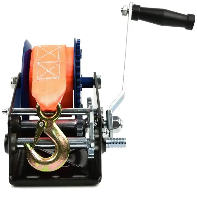 GEKO Handlier - 10m Band - 1133 kg Capaciteit - Veiligheidshaak - Duurzaam Ijzer