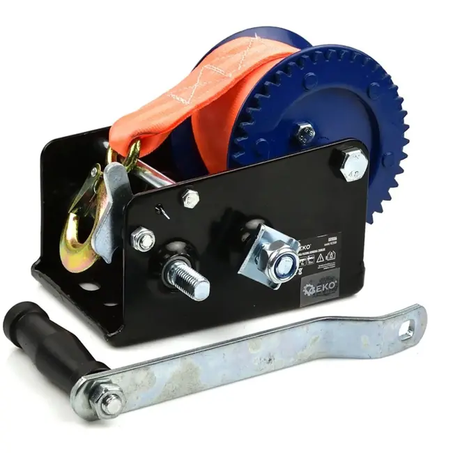 GEKO Handlier - 10m Band - 1133 kg Capaciteit - Veiligheidshaak - Duurzaam Ijzer