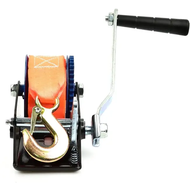 GEKO Handlier - 5m Band - 363 kg Draagkracht - Veiligheidshaak - Duurzaam Ijzer