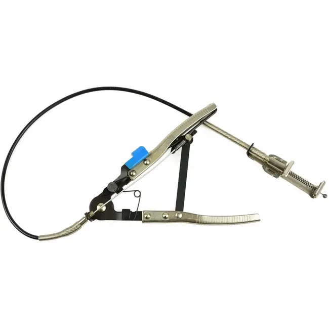 GEKO Klemgereedschap met 655 mm touw - Stalen handvat - Vergrendelingsmechanisme - 870 mm lengte