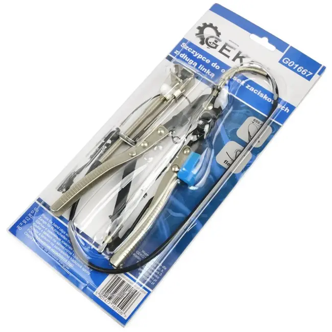 GEKO Klemgereedschap met 655 mm touw - Stalen handvat - Vergrendelingsmechanisme - 870 mm lengte