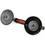 Tvardy Dubbele aluminium zuignap - 125 mm - 120 kg draagkracht - antislip handgreep