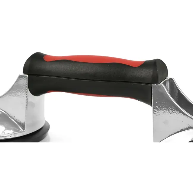 Tvardy Dubbele aluminium zuignap - 125 mm - 120 kg draagkracht - antislip handgreep