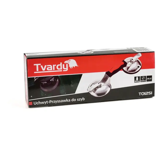 Tvardy Dubbele aluminium zuignap - 125 mm - 120 kg draagkracht - antislip handgreep