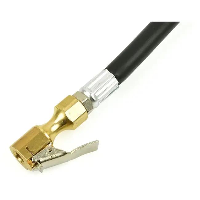 Tvardy Digitale bandenvulpistool - LCD display - Schokbestendige behuizing - 0-18 bar - 45 cm slang