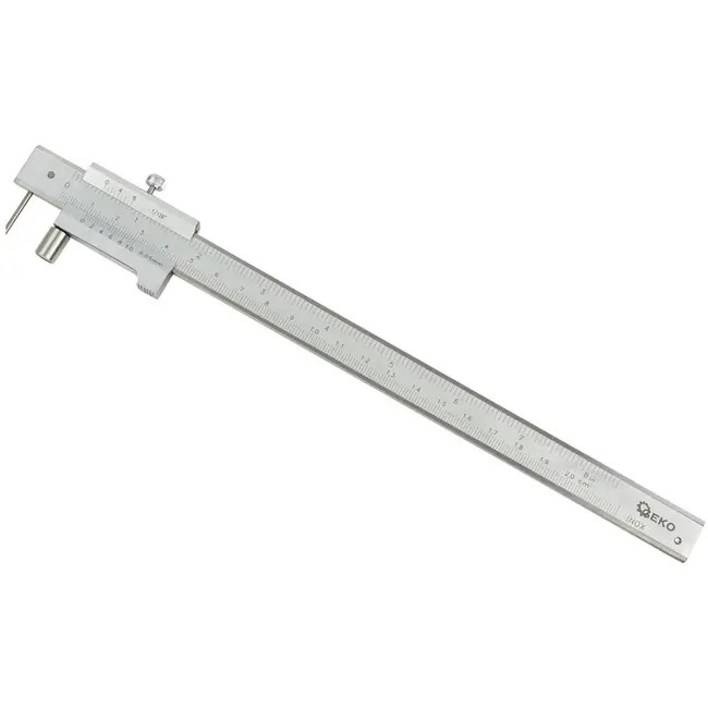 GEKO Vernier schuifmaat - 200mm - RVS - Hoge nauwkeurigheid - Inclusief extra stift