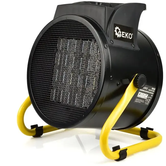 GEKO Elektrische keramische verwarming - 3kW - Verstelbare hoek - Veilig draagbaar