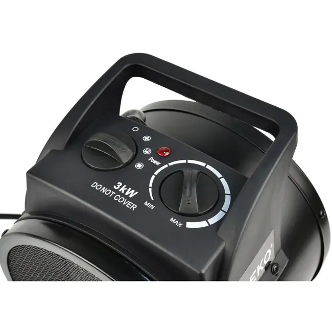 GEKO Elektrische keramische verwarming - 3kW - Verstelbare hoek - Veilig draagbaar