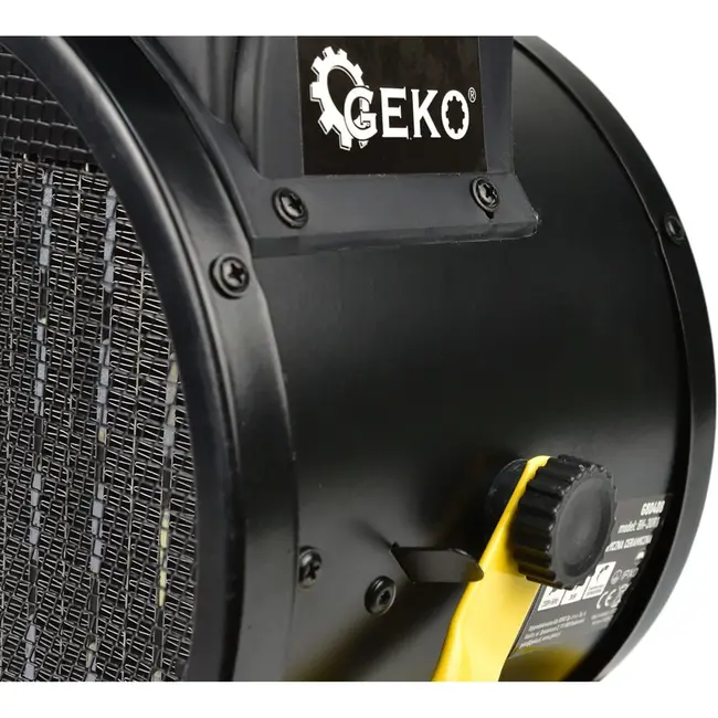 GEKO Elektrische keramische verwarming - 3kW - Verstelbare hoek - Veilig draagbaar