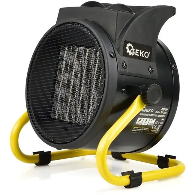 GEKO Elektrische keramische verwarming - 2kW - Compact - Veilig - Voor ruimtes tot 30m²