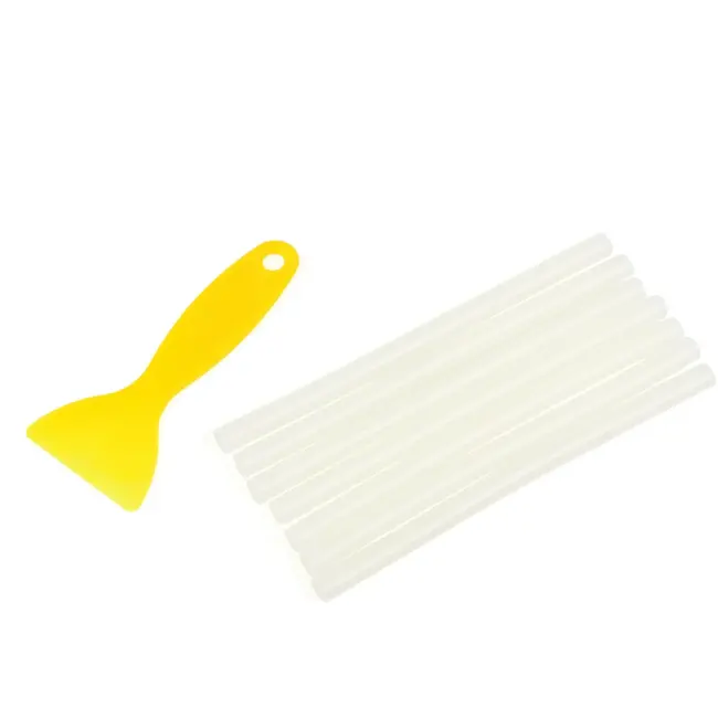 GEKO Interia hamer - schokdempend - 28 adapters - inclusief lijmsticks - veilig voor lak