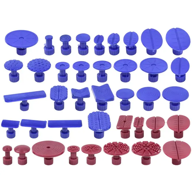 GEKO 48-delige carrosseriereparatieset - Veilig voor autolak - Inclusief 40 nozzles en lijmsticks