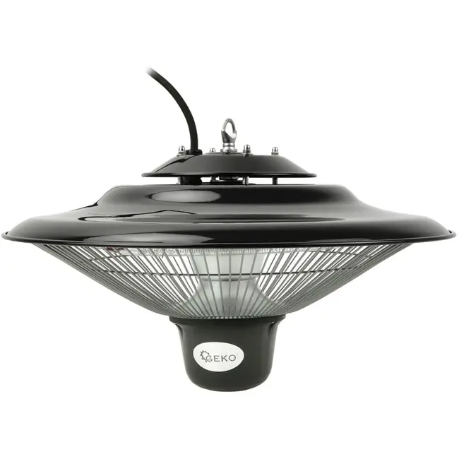 GEKO Infrarood plafondheater - 1500W - met afstandsbediening - IP34 - 9 m² verwarmingsoppervlak