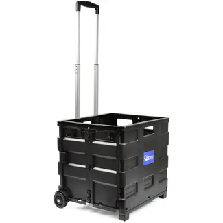 GEKO Opvouwbare transporttrolley - telescopische handgreep - 35 kg - compact ontwerp
