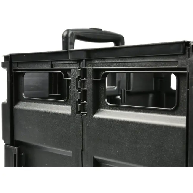 GEKO Opvouwbare transporttrolley - telescopische handgreep - 35 kg - compact ontwerp