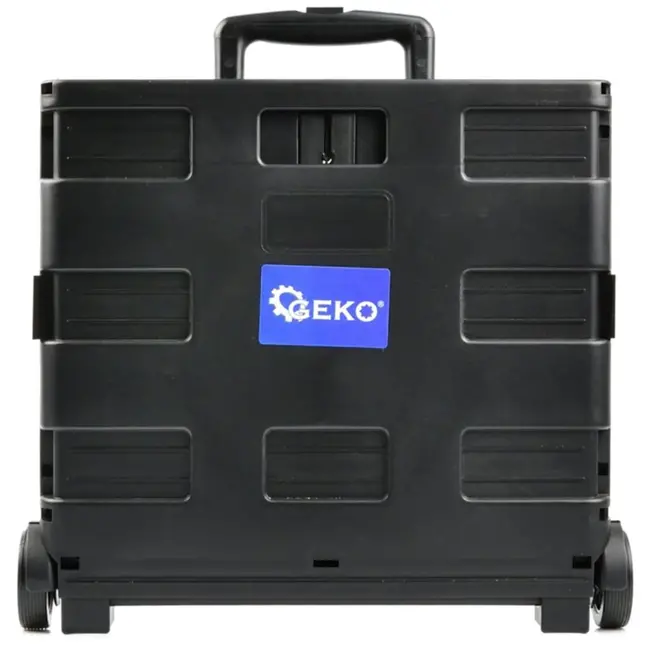 GEKO Opvouwbare transporttrolley - telescopische handgreep - 35 kg - compact ontwerp