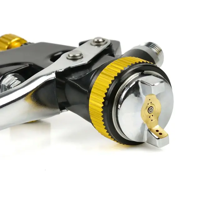 Tvardy LVLP verfspuit - 1.3 mm nozzle - 600 ml tank - Ergonomisch ontwerp - Aluminium behuizing