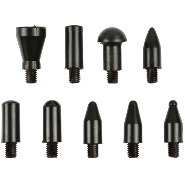 GEKO PDR gereedschapset - deukverwijdering - krasvrij - 5 nylon hamers - 9 verwisselbare tips