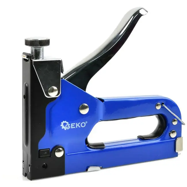 GEKO 3-in-1 nietmachine set - veelzijdig - 600 stuks - verstelbare spanning