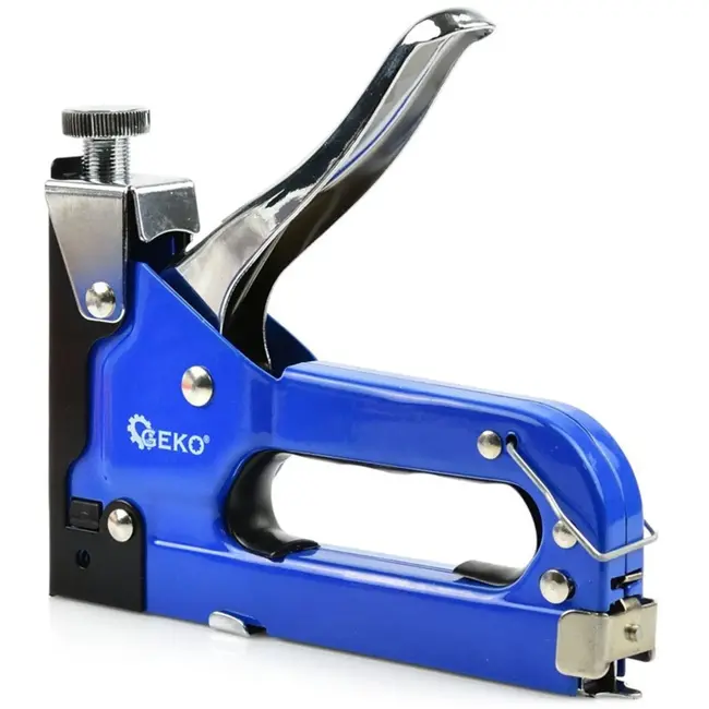 GEKO 3-in-1 nietmachine set - veelzijdig - 600 stuks - verstelbare spanning