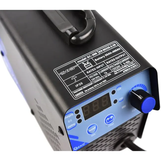 GEKO Inverter acculader - 12-24V - 300A - Automatisch - Instelbare laadstroom