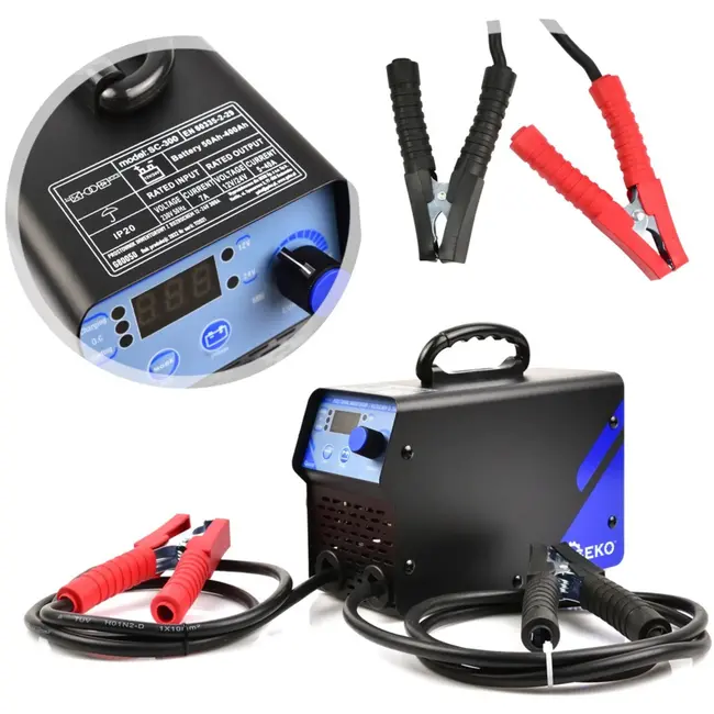 GEKO Inverter acculader - 12-24V - 300A - Automatisch - Instelbare laadstroom