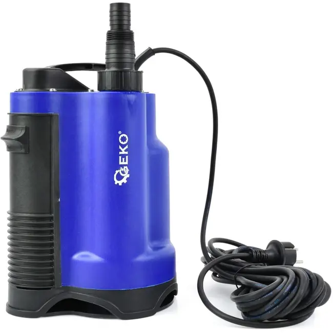GEKO Krachtige dompelpomp - 750W - Met interne vlotterschakelaar - Voor vuil water - Kunststof behuizing