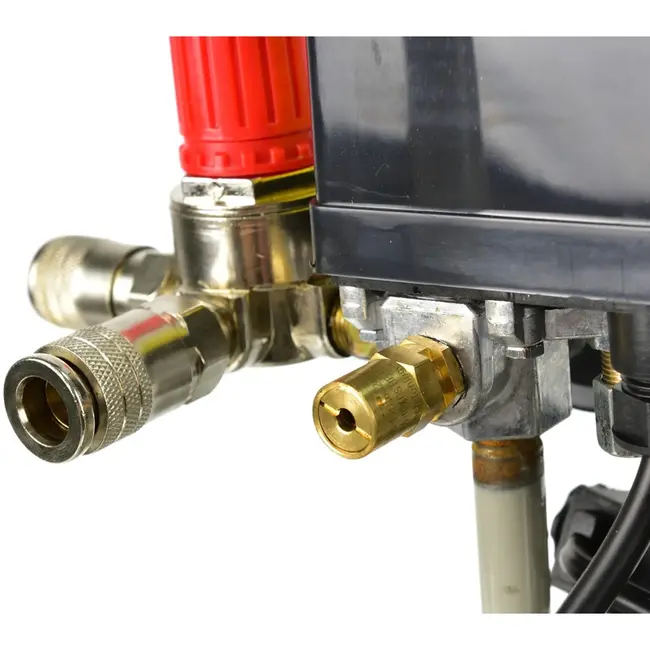 GEKO Olievrije luchtcompressor - 24L - 980W - Mobiel en onderhoudsarm