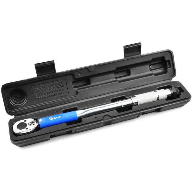 GEKO Draaimomentsleutel - Precisie 1 Nm - Versterkte Ratel - 19-110 Nm - 370 mm - CrV Staal