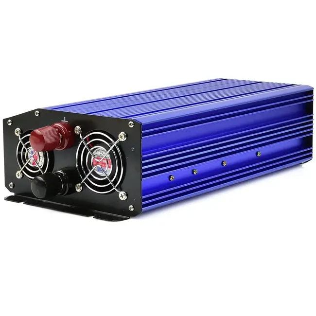 GEKO Pure sinus omvormer - 24V naar 230V - 1000/2000W - USB-aansluiting - Compact ontwerp