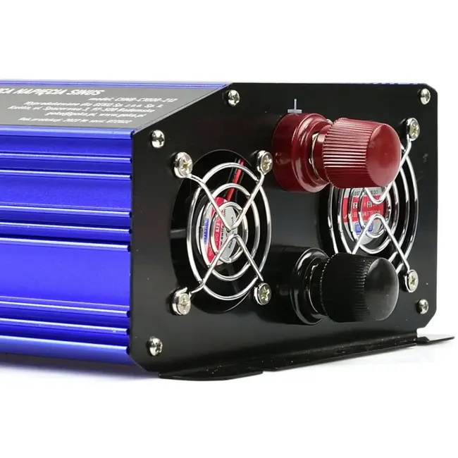 GEKO Pure sinusomvormer - 12V naar 230V - 1000/2000W - USB-aansluiting - Compact ontwerp