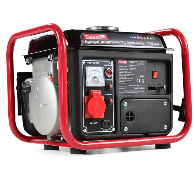 Tvardy Krachtige generator - 2-takt motor - 720W piekvermogen - 4,2L tank - 6 uur continu gebruik