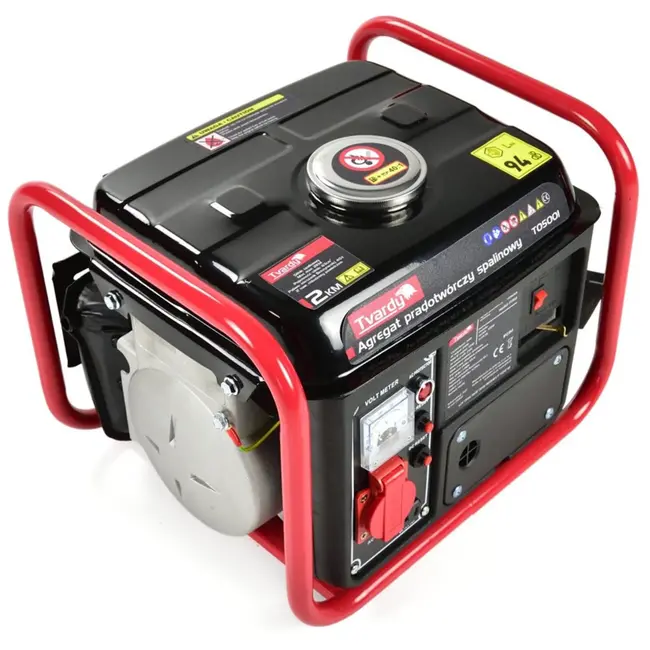 Tvardy Krachtige generator - 2-takt motor - 720W piekvermogen - 4,2L tank - 6 uur continu gebruik