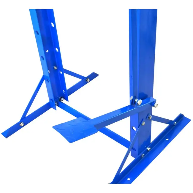 GEKO Hydraulische werkplaatspers - 20 ton - voetbediening - met drukmeter - verstelbare werkhoogte