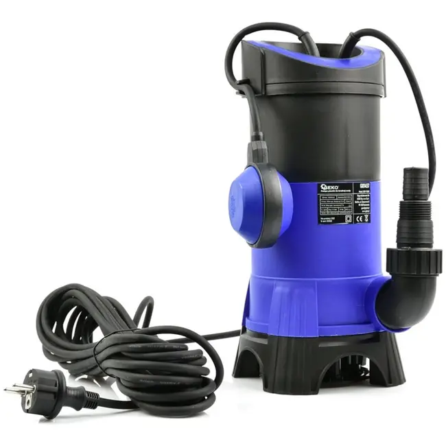 GEKO Krachtige dompelpomp voor vuil water - 1100W - Kunststof - Max. 10m hoogte