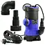 GEKO Krachtige dompelpomp voor vuil water - 1100W - Kunststof - Max. 10m hoogte