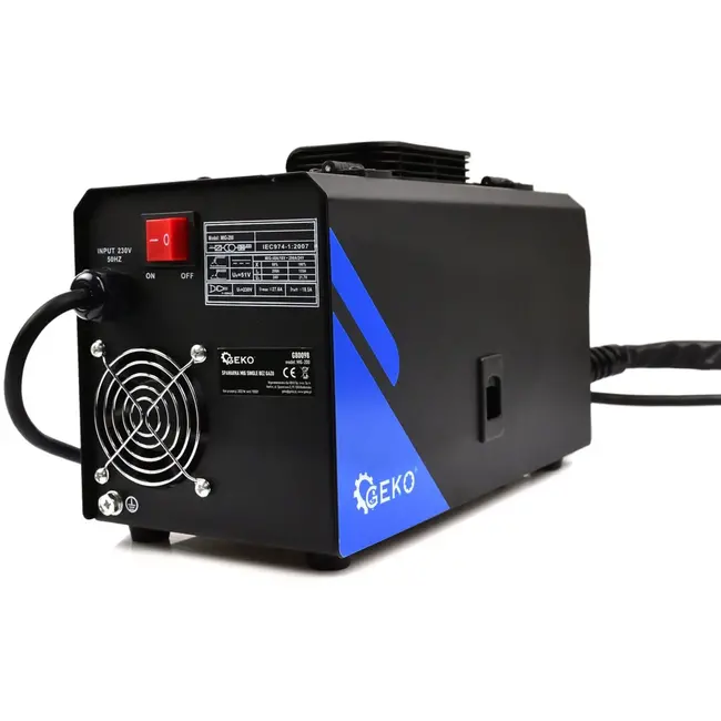 GEKO Inverter lasapparaat - MIG/MAG - Energiebesparend - Automatische spanningscorrectie - Compact formaat