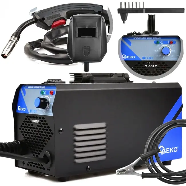 GEKO Inverter lasapparaat - MIG/MAG - Energiebesparend - Automatische spanningscorrectie - Compact formaat