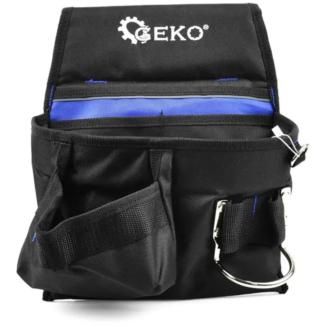 GEKO Verstelbare gereedschapsriem - 10 vakken - Slijtvast - 100-130 cm