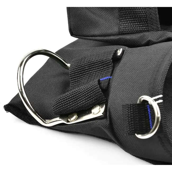 GEKO Verstelbare gereedschapsriem - 10 vakken - Slijtvast - 100-130 cm